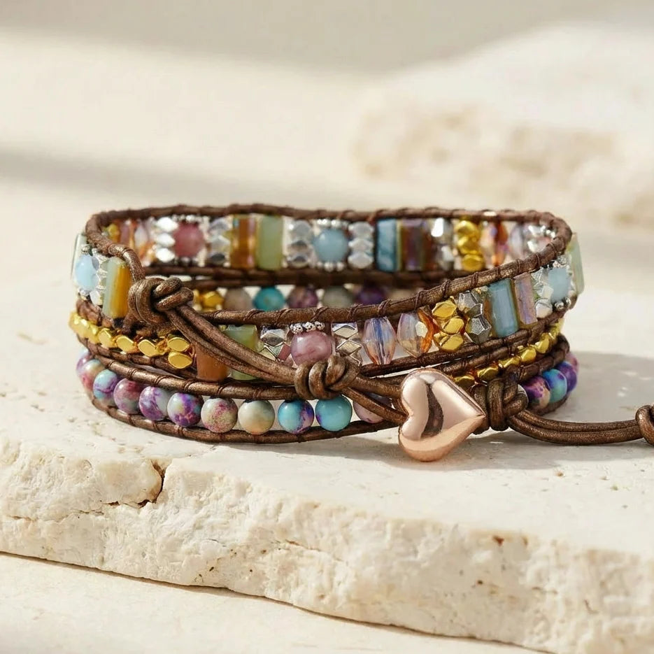 Lunaia Rhodonite Joy & Balance Bracelet
