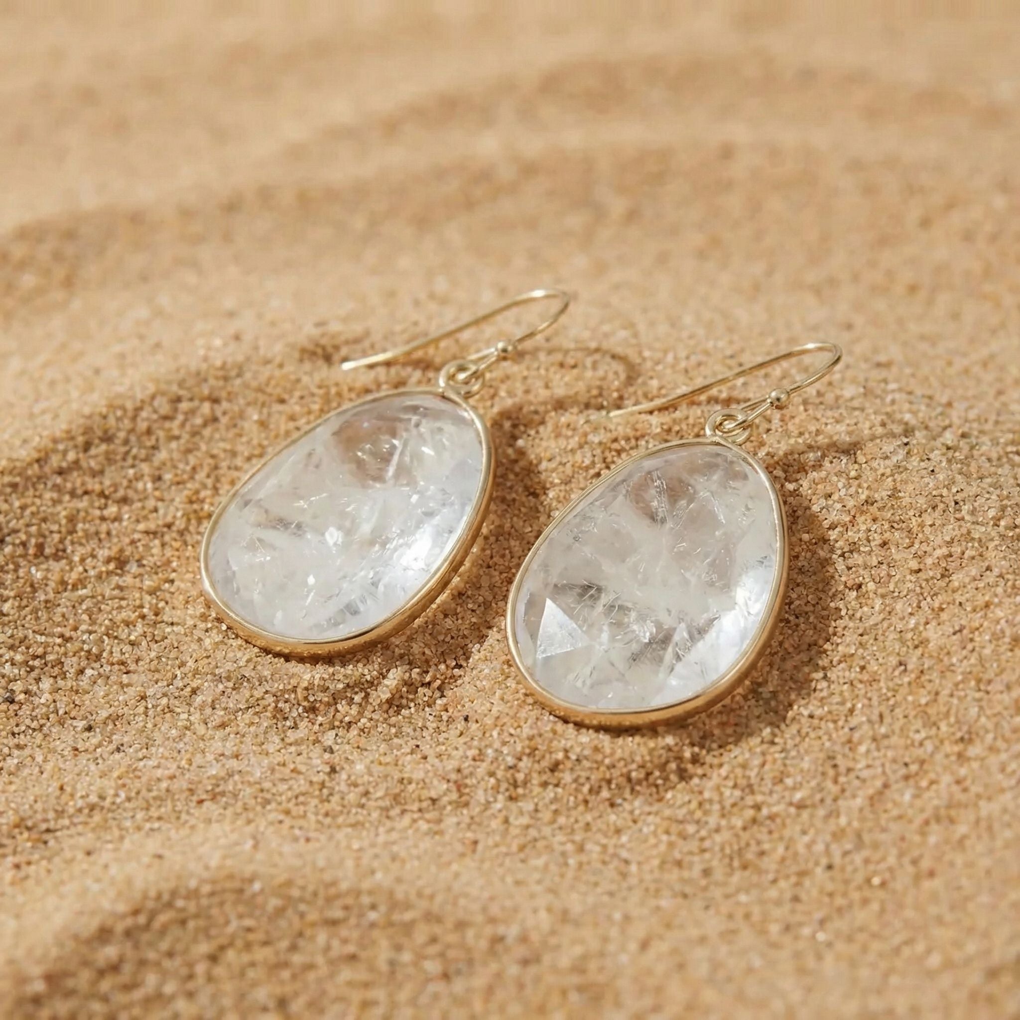 Lunaia Clear Quartz Radiance Earrings