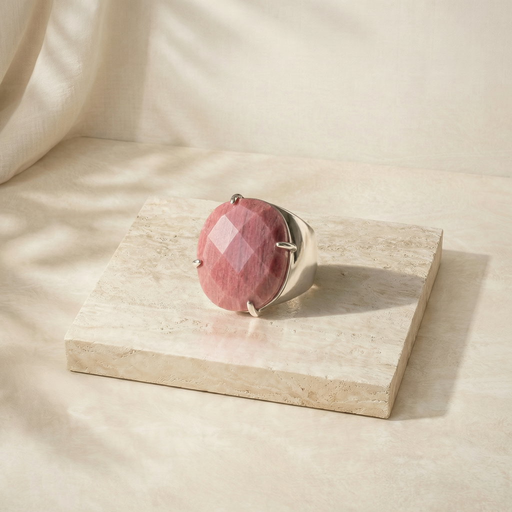 Lunaia Rhodonite Balance Ring