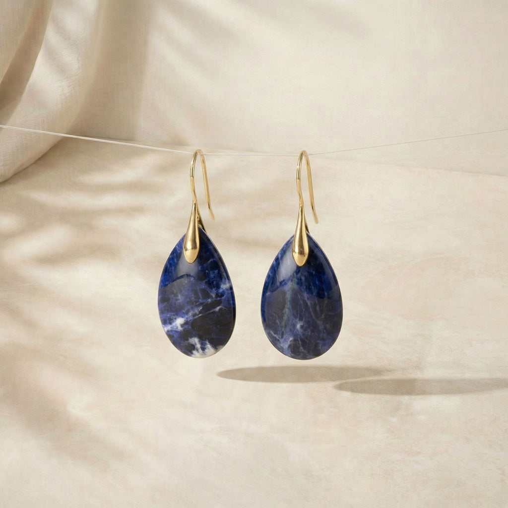 Lunaia Sodalite Insight Drop Earrings