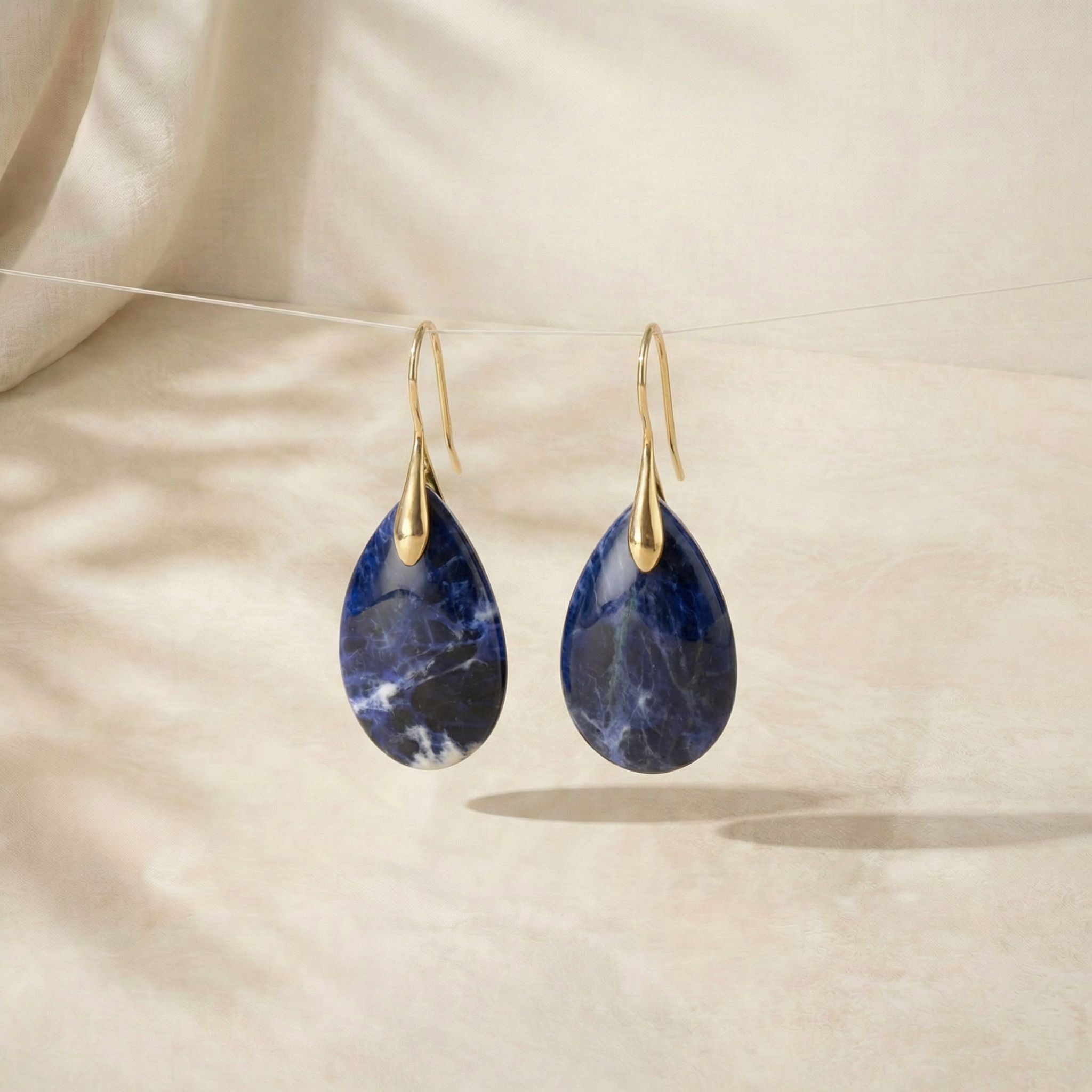 Lunaia Sodalite Insight Drop Earrings