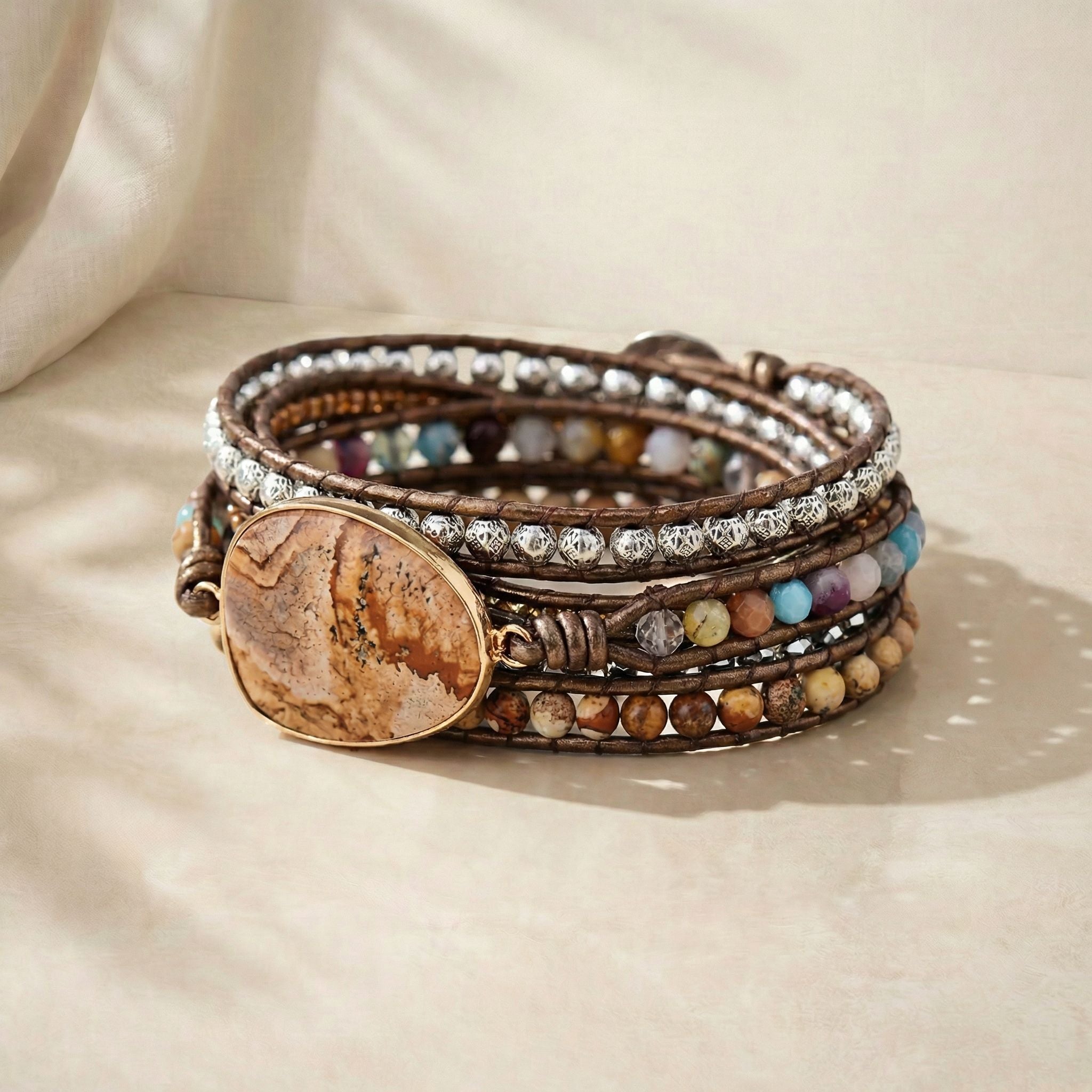 Lunaia Earth Jasper Protection Bracelet