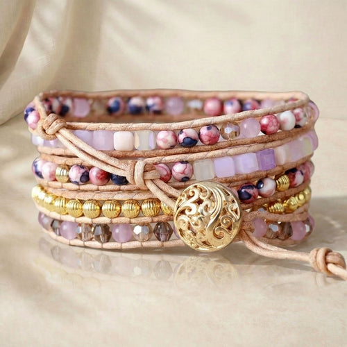Lunaia Heart of Rose Quartz Bracelet