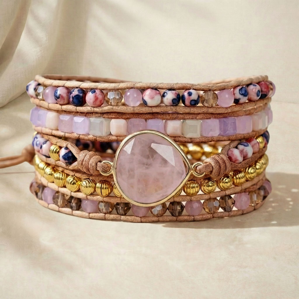 Lunaia Heart of Rose Quartz Bracelet