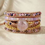 Lunaia Heart of Rose Quartz Bracelet