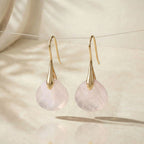 Lunaia Rose Quartz Heartlight Drop Earrings