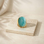 Lunaia Serene Amazonite Ring