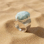 Lunaia Serene Amazonite Ring