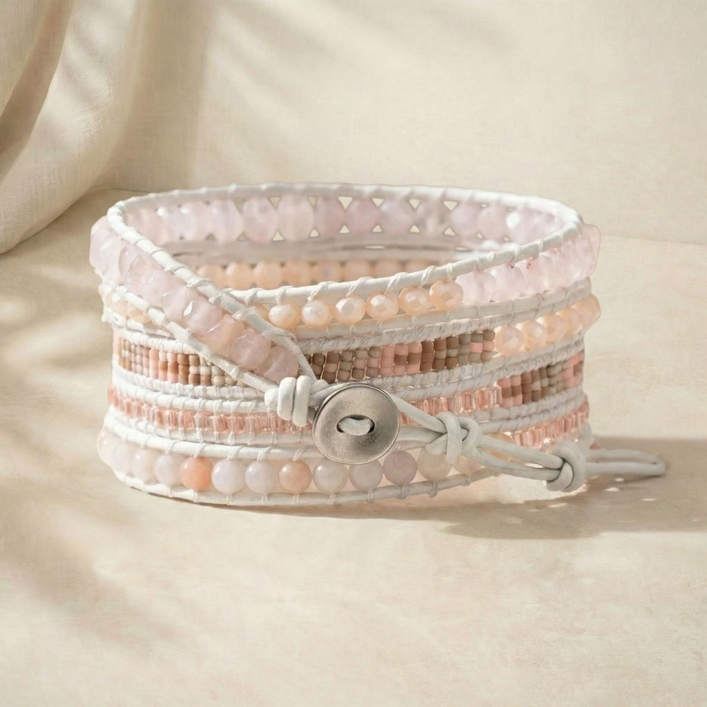 Lunaia Serene Rose Quartz Bracelet
